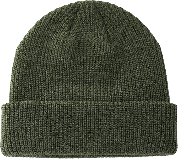 Connectyle Classic Double Layer Knit Beanie Hat Warm Thick Acrylic Winter Hats Daily Cuffed Beanies Watch Hat for Men Women