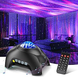 Northern Galaxy Light Aurora Projector with 33 Light Effects, LED Star Projector for Bedroom Nebula Lamp, Remote Control, ...