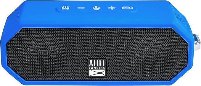 Altec Lansing LifeJacket H2O 4 - Waterproof Bluetooth Speaker, Durable & Portable Speaker with Voice Assistant, 10 Hour Ba...