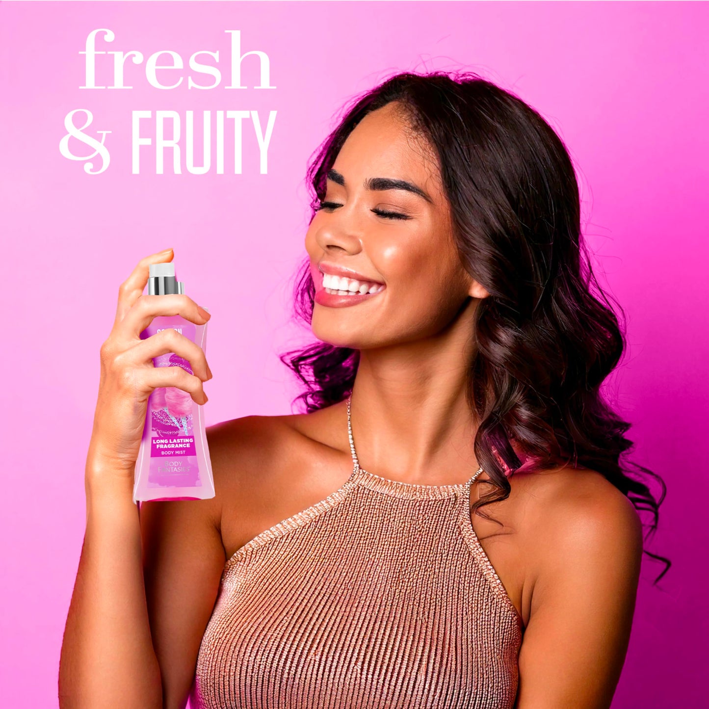 Body Fantasies Signature Fragrance Body Spray, Cotton Candy, 8 fl oz (Pack of 2)