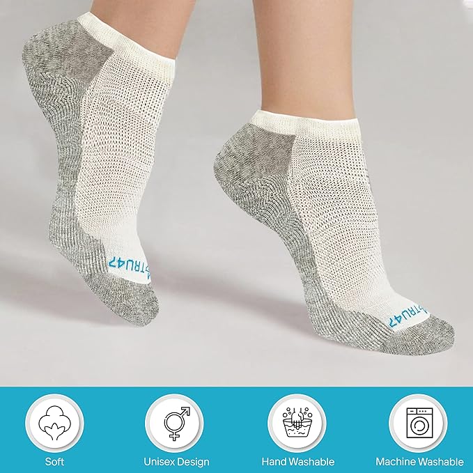 TRU47 Grounding & Earthing Products | Grounding Socks | Socks Made With 99.99% Pure Silver Thread