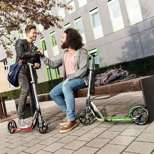 Adult Scooter - Folding, Adjustable Height, Big Wheels, Lightweight All-Aluminum Frame | Suitable for Teens 12+ | 240lbs Weight Limit