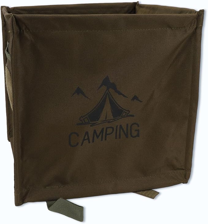 ZEMBSOYA Throw Line Cube Bag, Easy Folding Arborist Throw Line Storage Portable Climbing Rope Organizer Basket for Tree Wo...