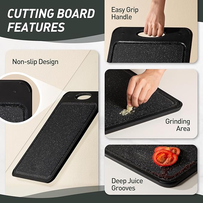 2 in 1 Stainless Steel Cutting Board with Handle Chopping Brides Her Wedding Day Bridal Shower Engaged Engagement Hostess Couple Newly Wed House Christmas Married Future Mrs fiancee Unique Cool Gifts