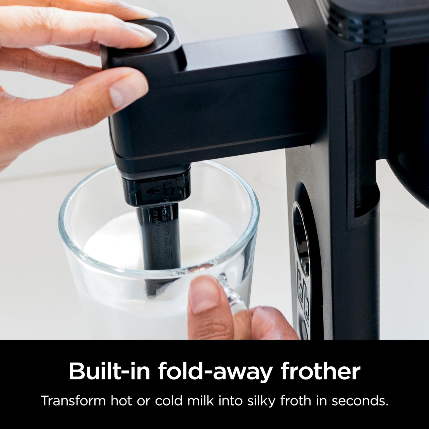 Ninja Specialty Coffee Maker | Includes 10-Cup Carafe, Fold-Away Frother, Permanent Filter & Removable, Dishwasher Safe Reservoir | 6 Brew Styles, 8 Cup to Travel Mug to Pot Sizes | Black | CM401