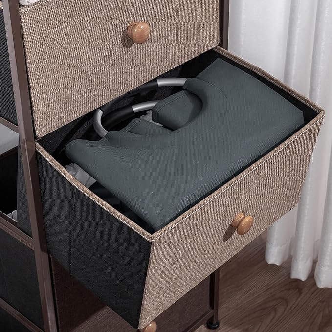ZEROJETLAG 115L X-Large Laundry Basket Collapsible Hamper with Handles, Waterproof Fabric Dirty Clothes Basket, Tall Foldable Freestanding Bin Laundry Hamper for Dorm, Bathroom & Bedroom (Dark Gray)
