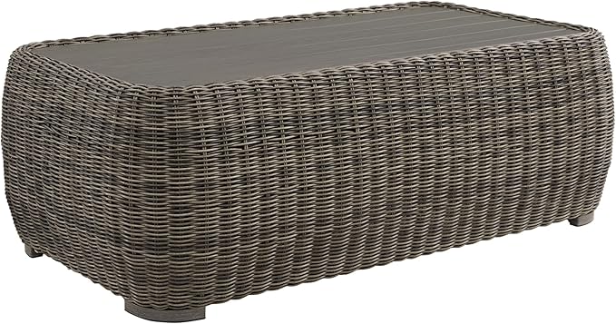 CHITA 4 Pieces Patio Wicker Furniture Set, Outdoor Rattan Bistro Set with Removable Thickened Cushions, Fully Assembled