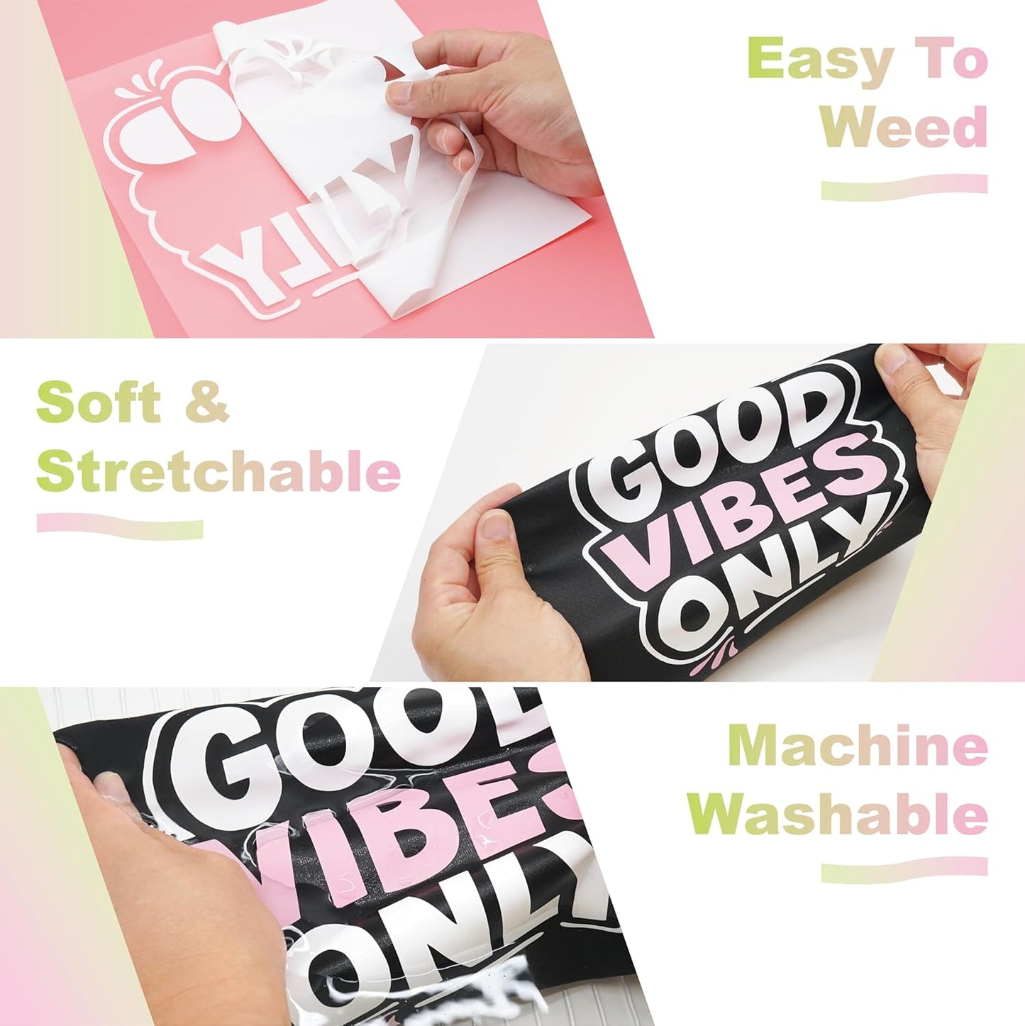 Neon Orange PU Heat Transfer Vinyl, 12 Pcs 12"x10" HTV Sheets – Soft & Stretchable Iron-On Vinyl, Easy to Cut & Weed, Compatible with Cricut & Silhouette – Great for DIY Family Shirts & Crafts