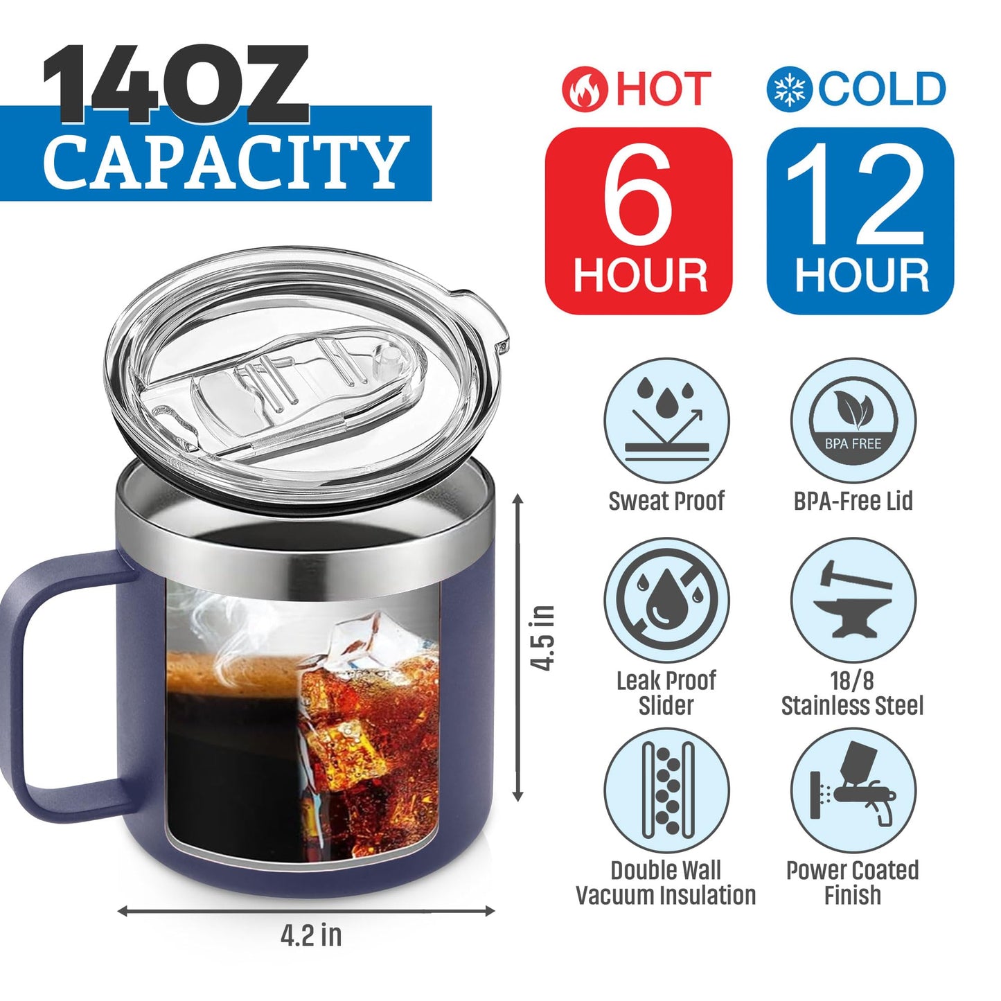 VIWIS Gifts For Brother From Sister, Bro - Father's Day Gifts, Best Birthday Gift For Big, Little Brother, Siblings, Brothers In Law - Funny Gag gifts For Men - 14 Oz Coffee Mug