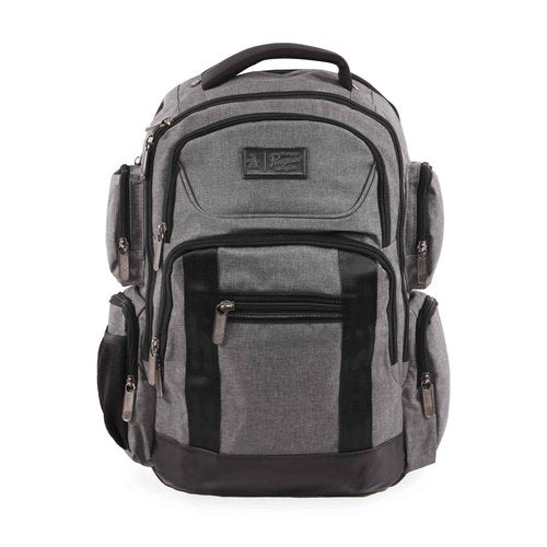 ORIGINAL PENGUIN Backpack, Grey Crosshatch, 19"