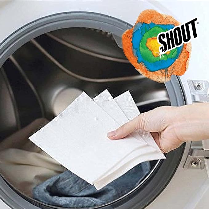 Shout Color Catchers for Laundry, Allow Mixed Washes, Prevents Color Runs and Maintains Original Clothing, 72 Count - Pack of 2 (144 Total Sheets)