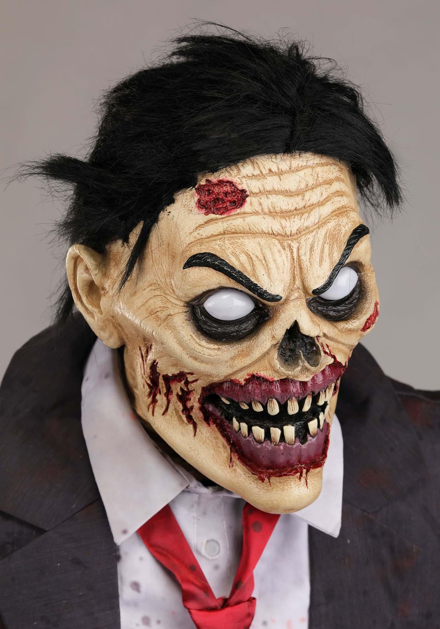 Fun Costumes Hopps The Dismembered Zombie Halloween Animatronic Outdoor Haunted House Decoration with LED Eyes and Motion Sensor Standard