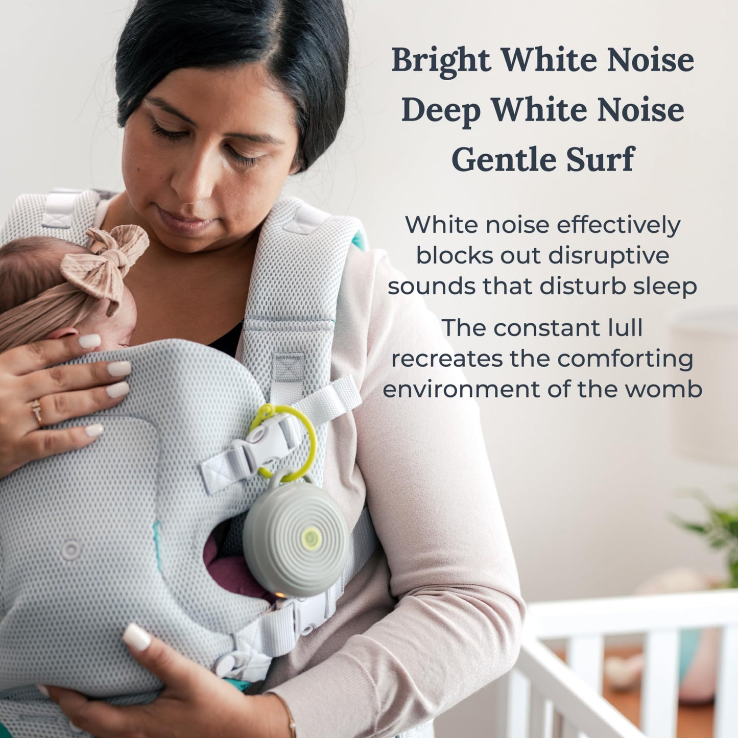 Yogasleep Hushh & Crush Resistant Travel Case, (2 Piece Set) Portable White Noise Sound Machine for Baby, 3 Soothing Natural Sounds, Noise Canceling for Sleep Aid, Office Privacy, & Meditation