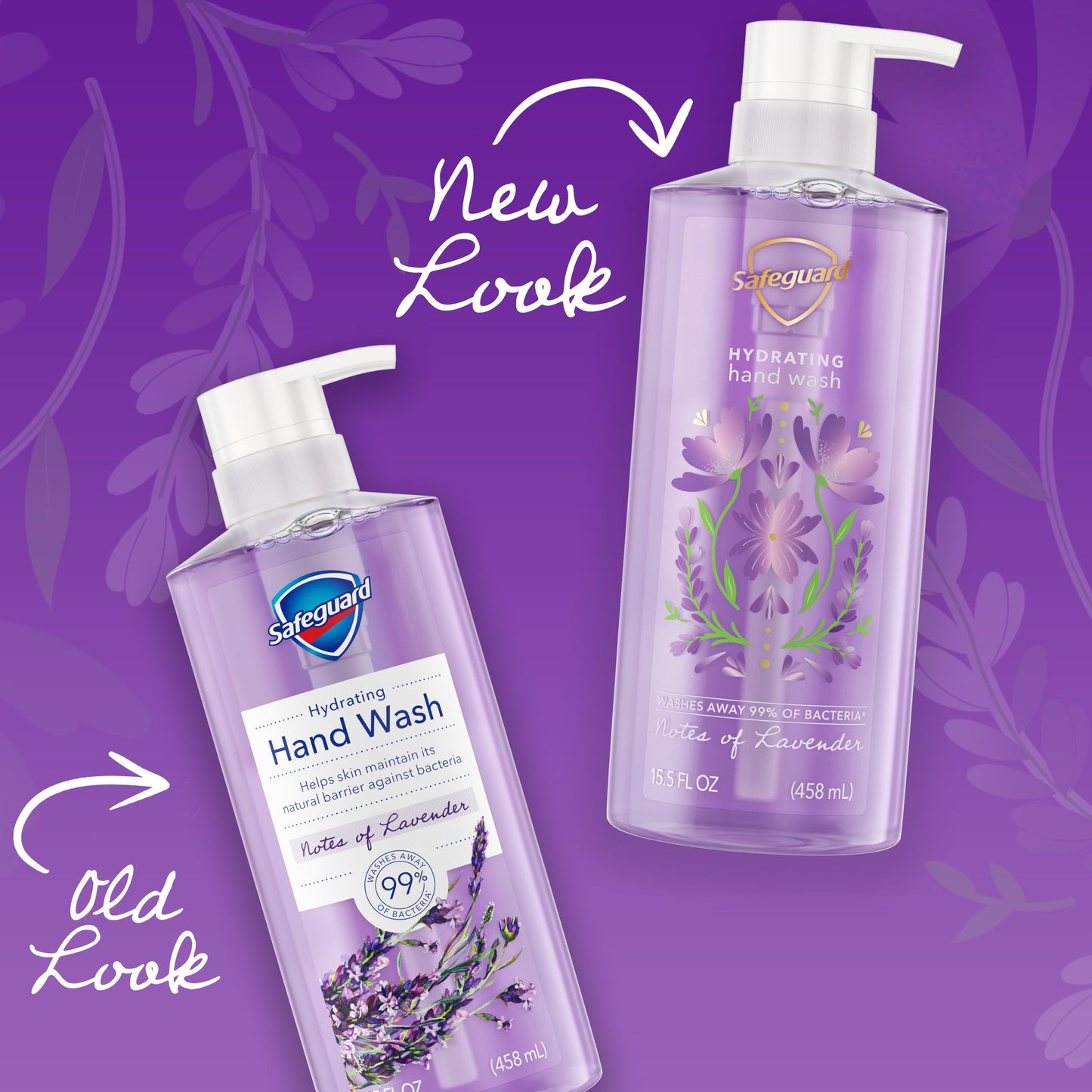 Safeguard Liquid Hand Soap, Micellar Deep Cleansing, Washes Away 99% Bacteria, Made with Natural Moisturizers, Enriched with Ski