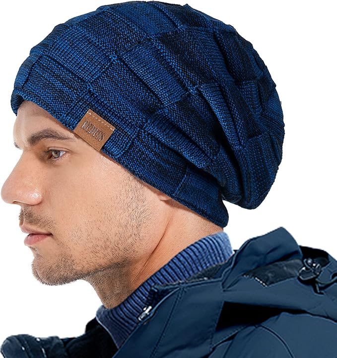 REDESS Beanie Hat for Men and Women Winter Warm Hats Knit Slouchy Thick Skull Cap