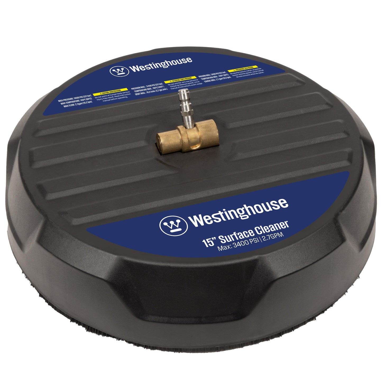 Westinghouse 3000 PSI 1.76 GPM Electric Pressure Washer and 15" 3400 PSI Surface Cleaner Attachment Bundle