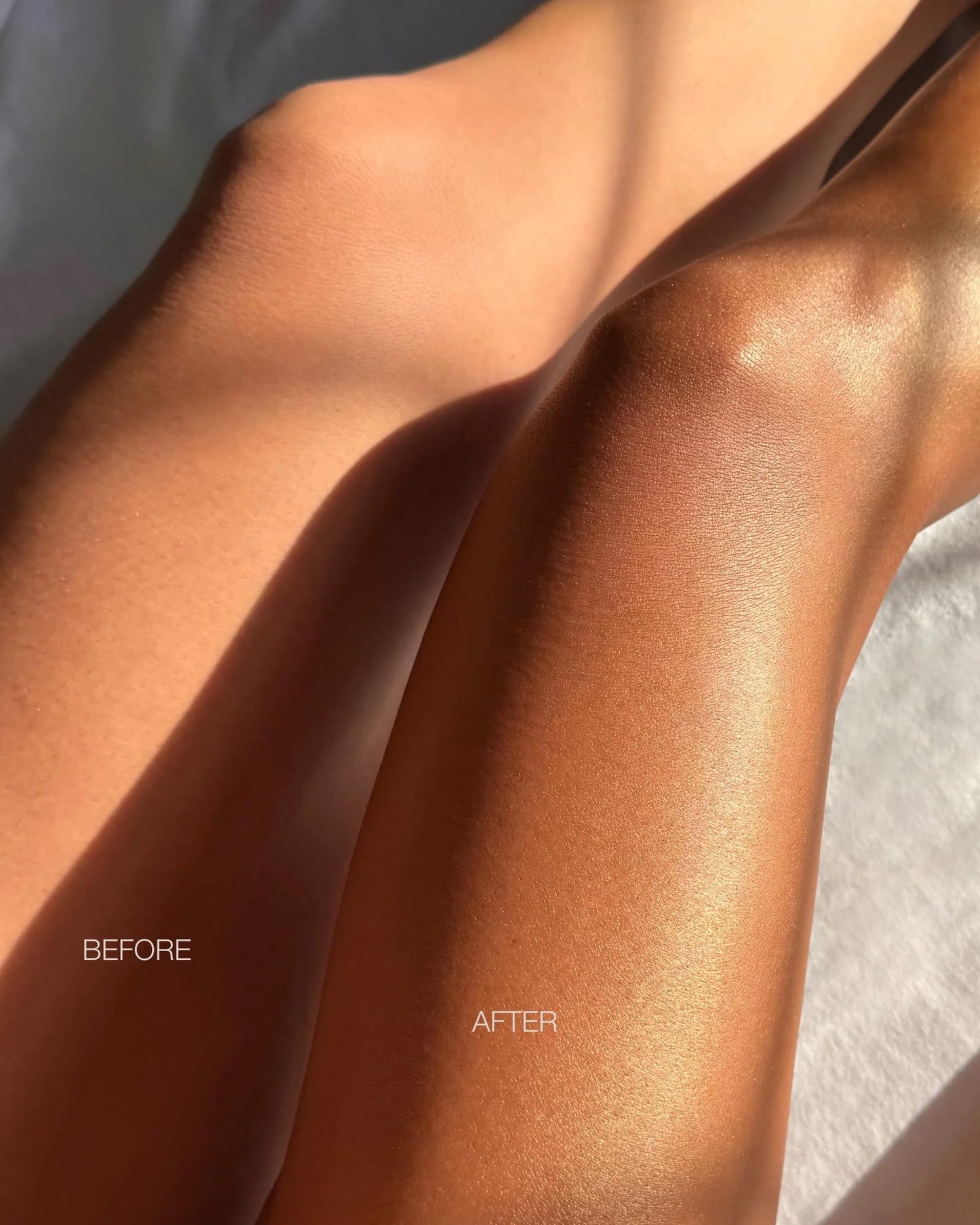 Hampton Sun Bronze-On Shimmer Body Luster | Instant Skin Perfecting Bronzing Gel  e | Smooth, Radiant Finish | Deeply Hydrating