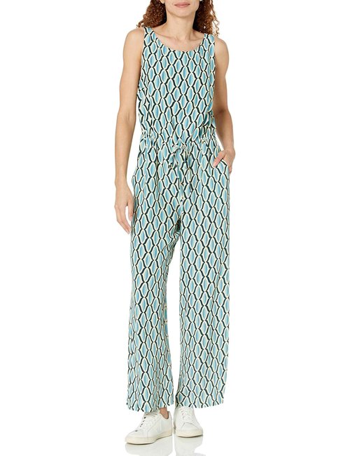 VELVET BY GRAHAM & SPENCER Women's Davina Jumpsuit, Blue, X-Small