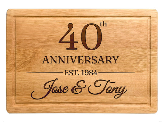 Anniversary, Wedding Gifts for Couple 2025, Personalized Cutting Board, Gift for Parents, Him, Her, Valentine's Day, Christmas, Housewarming, Custom Present For Wife, Husband