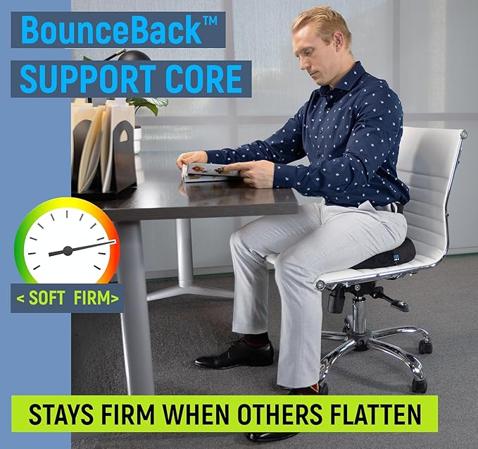 PT ENDORSED Donut Pillow for Tailbone Pain Relief, Hemorrhoid Pillow for Sitting, Donut Seat Cushion Post Surgery, Lifting Cushions for Postpartum Pregnancy, Coccyx, Bed Sore Cushion Butt Pillows