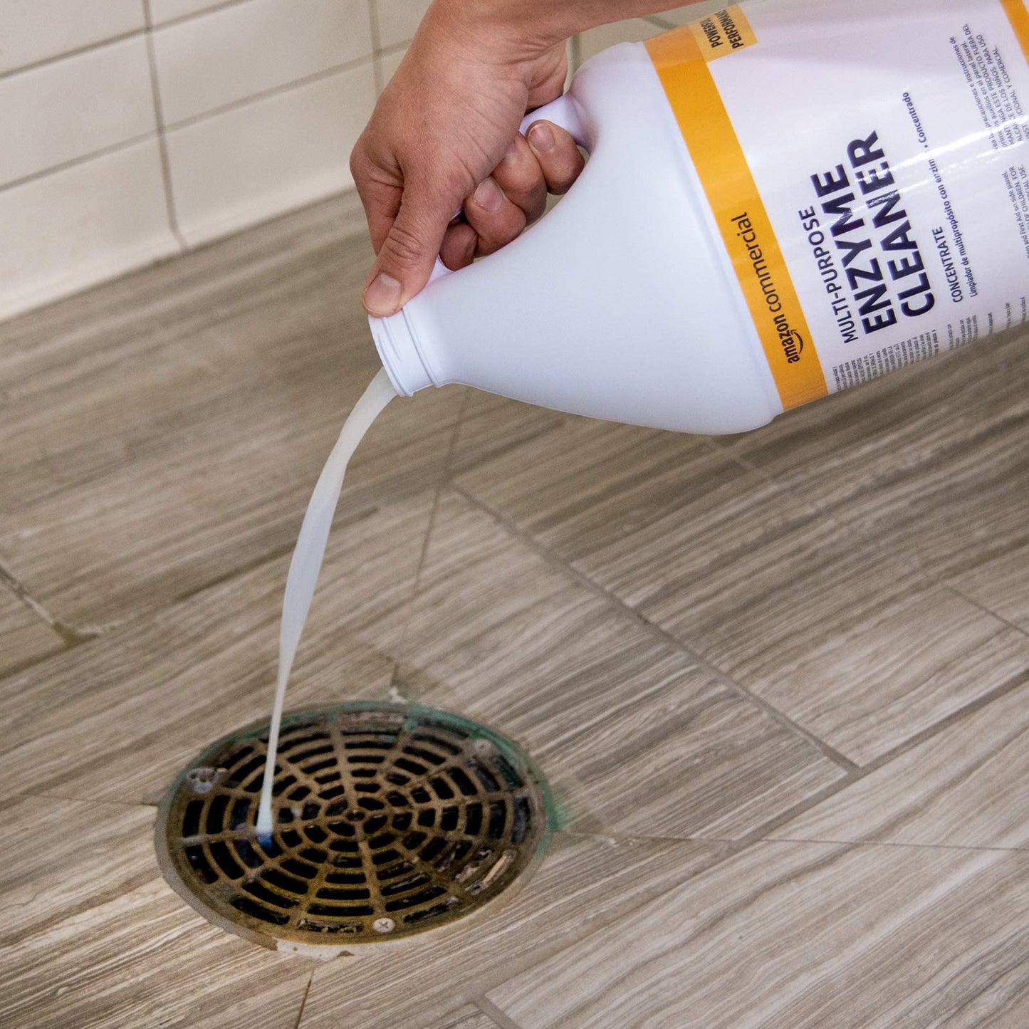 AmazonCommercial Multi-Purpose Enzyme Cleaner, 1-Gallon, 1-Pack