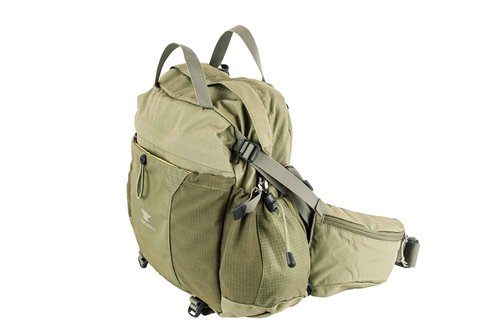 Mountainsmith Day Lumbar Waist pack, Running, Hiking, Cycling, Travel, and Outdoor Sport Activities with Dual Water Bottle Holders, Olive Green