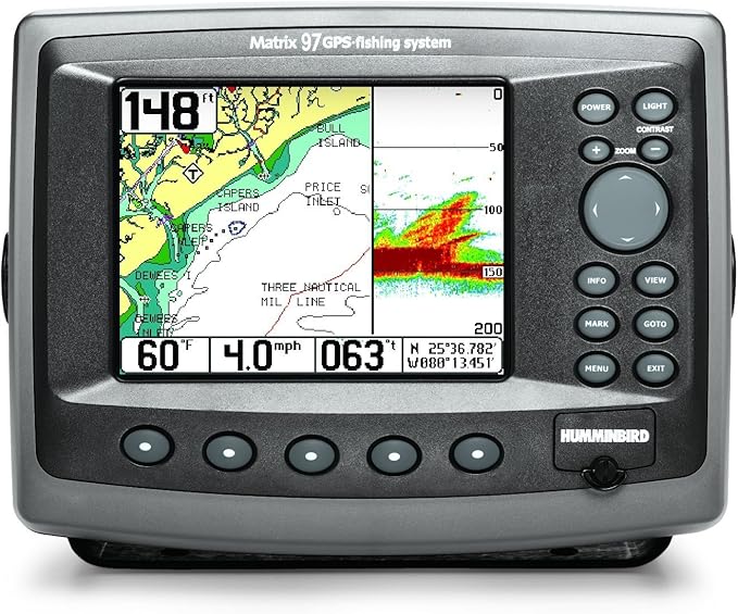 Humminbird Matrix 97 Combo 5.6-Inch Waterproof Fishfinder and Marine GPS Chartplotter