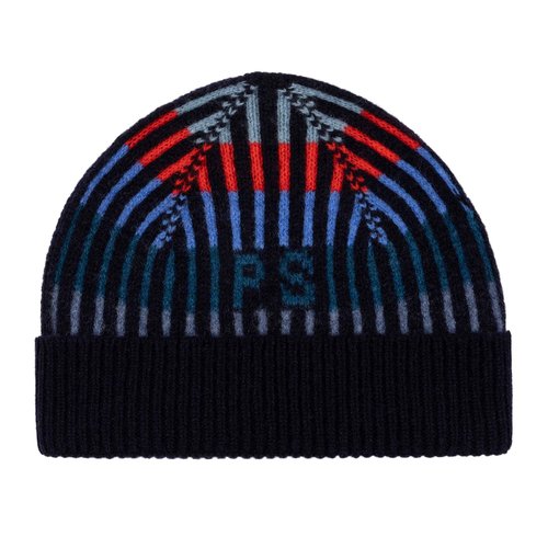 PS by Paul Smith Men's Initials Beanie, Navy, One Size