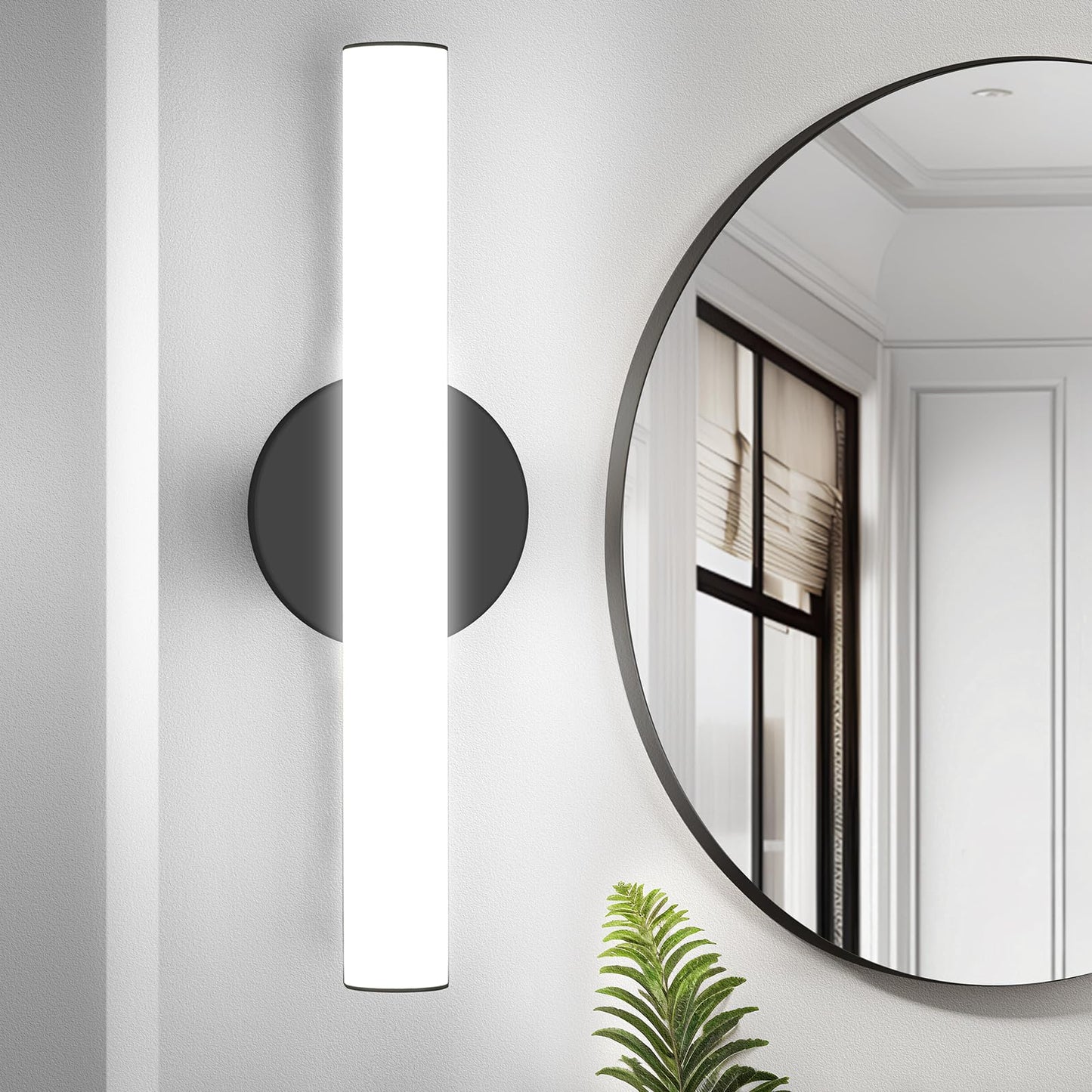 FOLKSMATE Modern Dimmable LED Vanity Light Bar Lighting Fixtures, 15.9 Inch LED Bathroom Light Fixture, 15W 1300LM Daylight White 5000K Wall Sconces