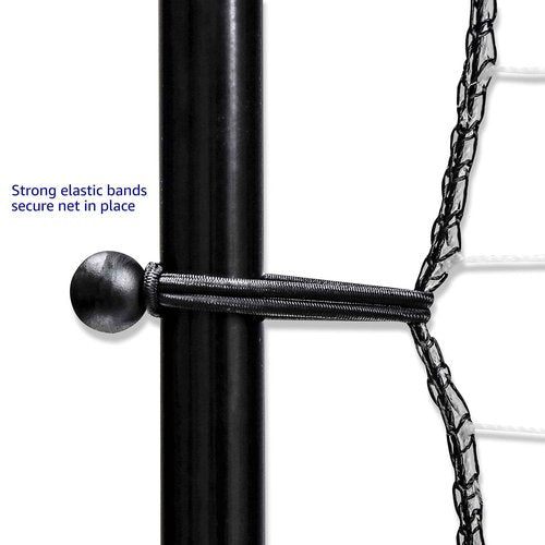 4' Lacrosse Bounce Back Rebounder Pitch Back Ball Return Training Screen with Target by Trademark Innovations