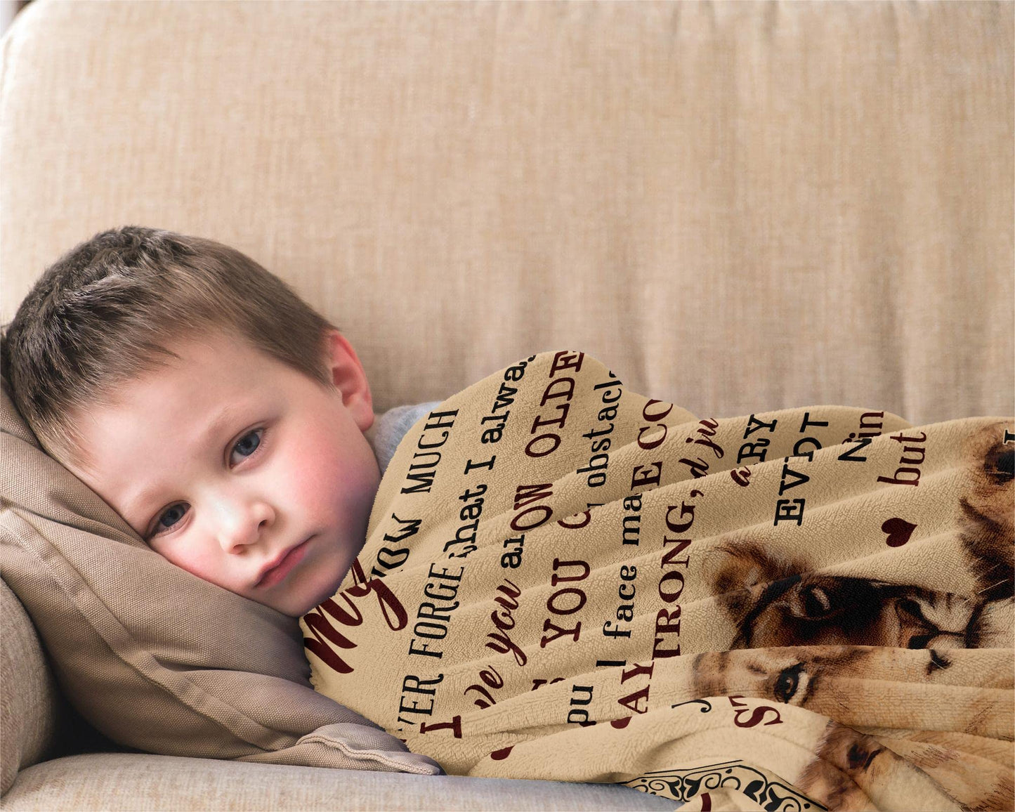 Muxuten Grandson Gifts Blanket, Grandsons Gift from Grandma, Grandson Gifts from Grandma/Grandpa, Grandson Birthday Gift, Graduation Party Gift Ideas Decor Throw Blankets 60"X50"