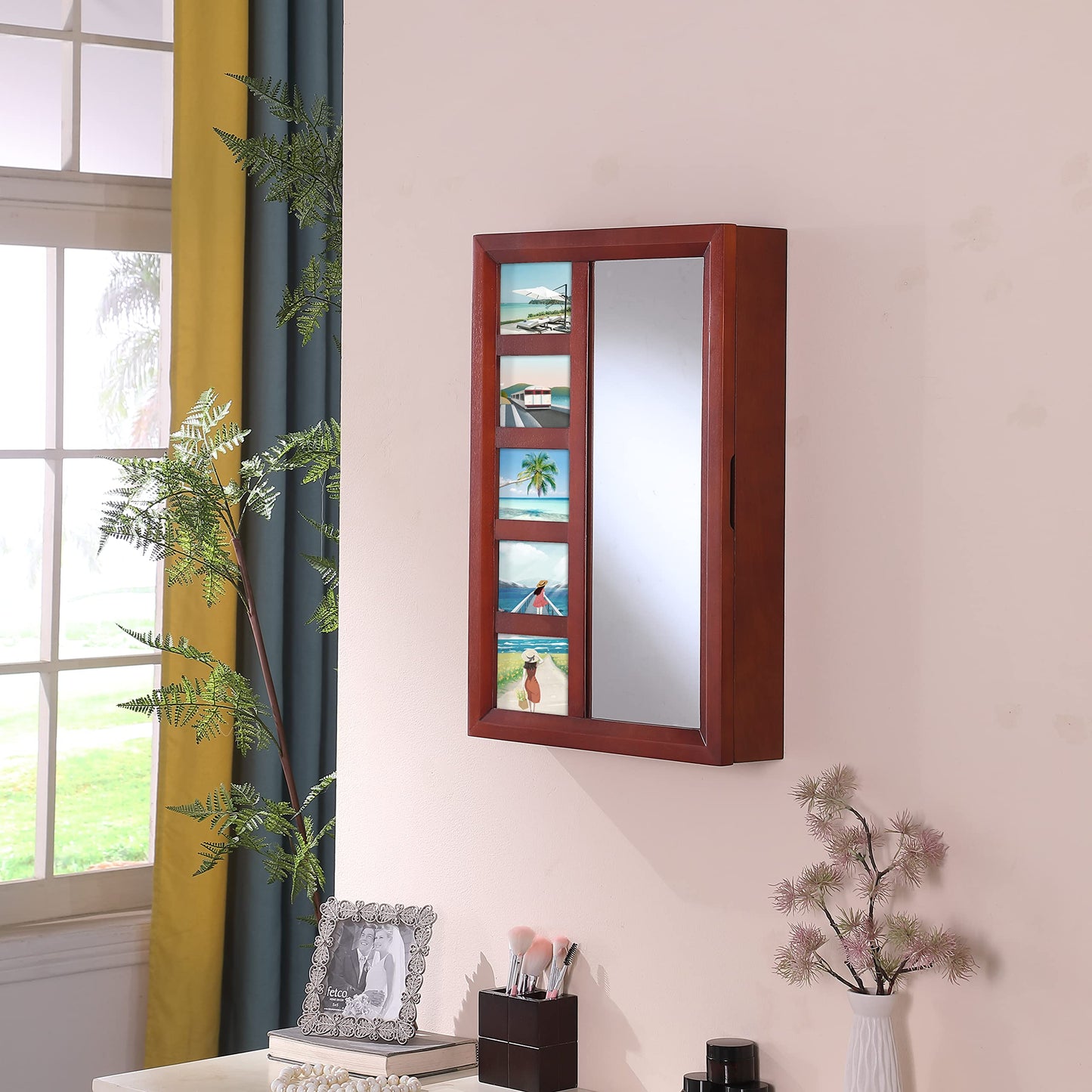 Proman Products Jewelry Armorie, Mahogany (WM16680)