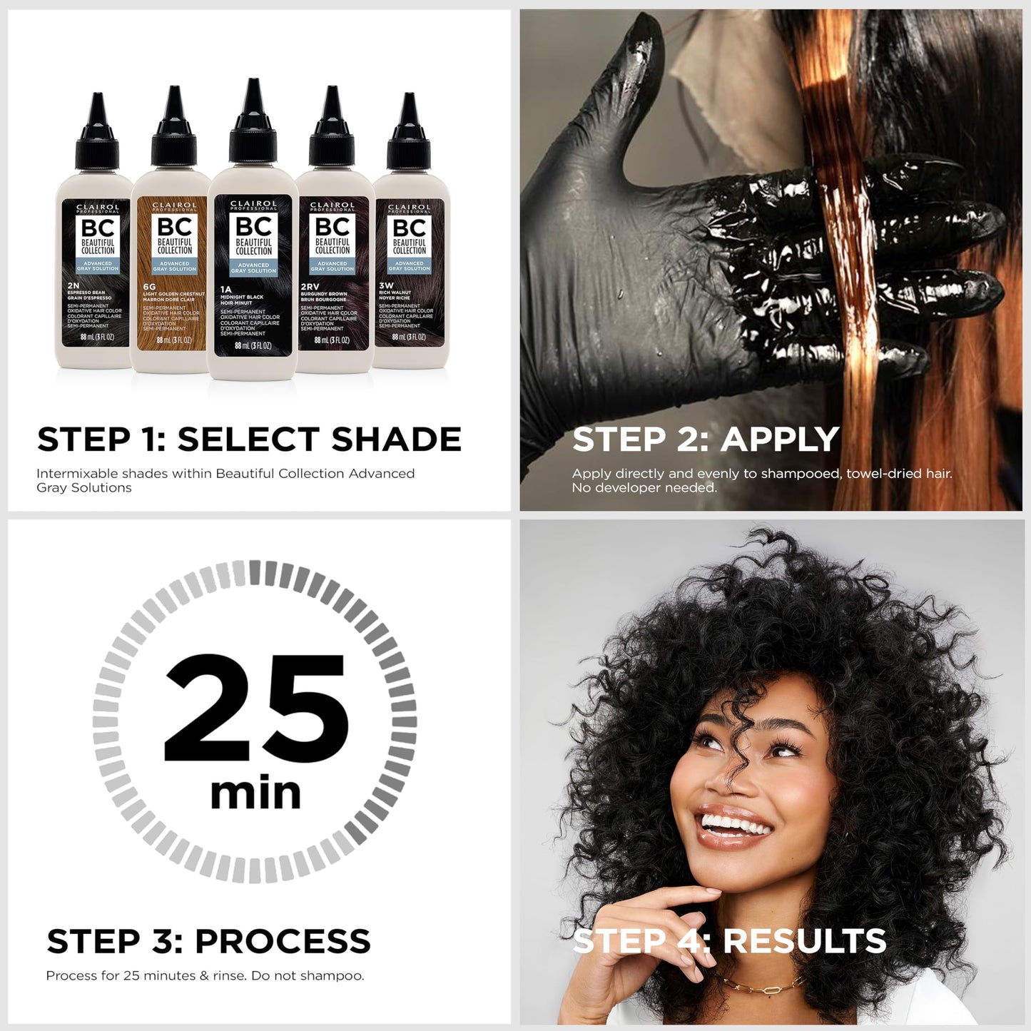 Clairol Professional Beautiful Collection Advanced Gray Solutions, 6G Light Golden Chestnut, 3 oz. - Packaging May Vary