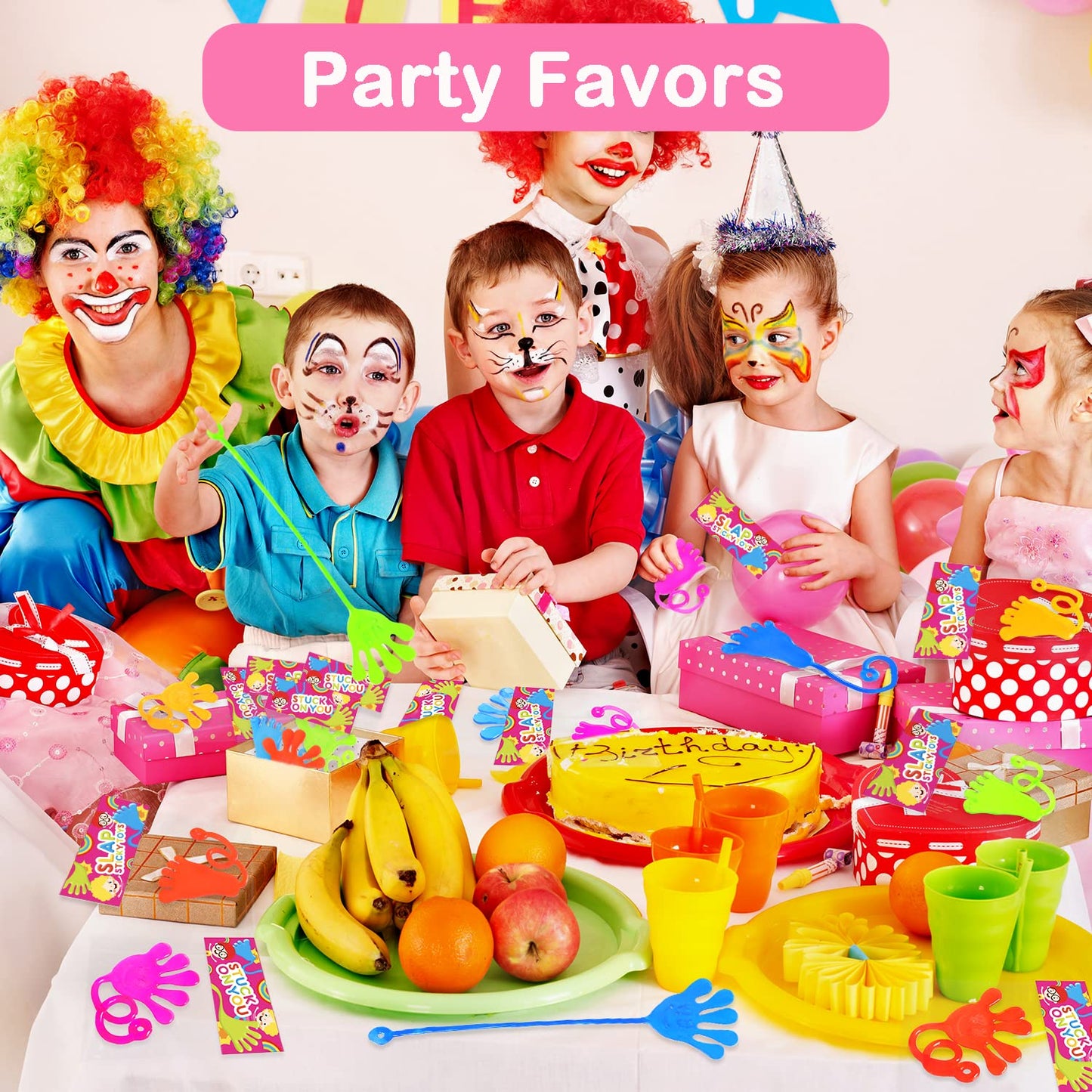 Large Sticky Hands & Feet Party Favors Supplies for Toddlers (20 PCS),Birthday Pinata Goodie Bag Stuffer Fillers for Kids,School Student Non Candy Treats Treasure Box Prizes Toys Gifts for Boys Girls
