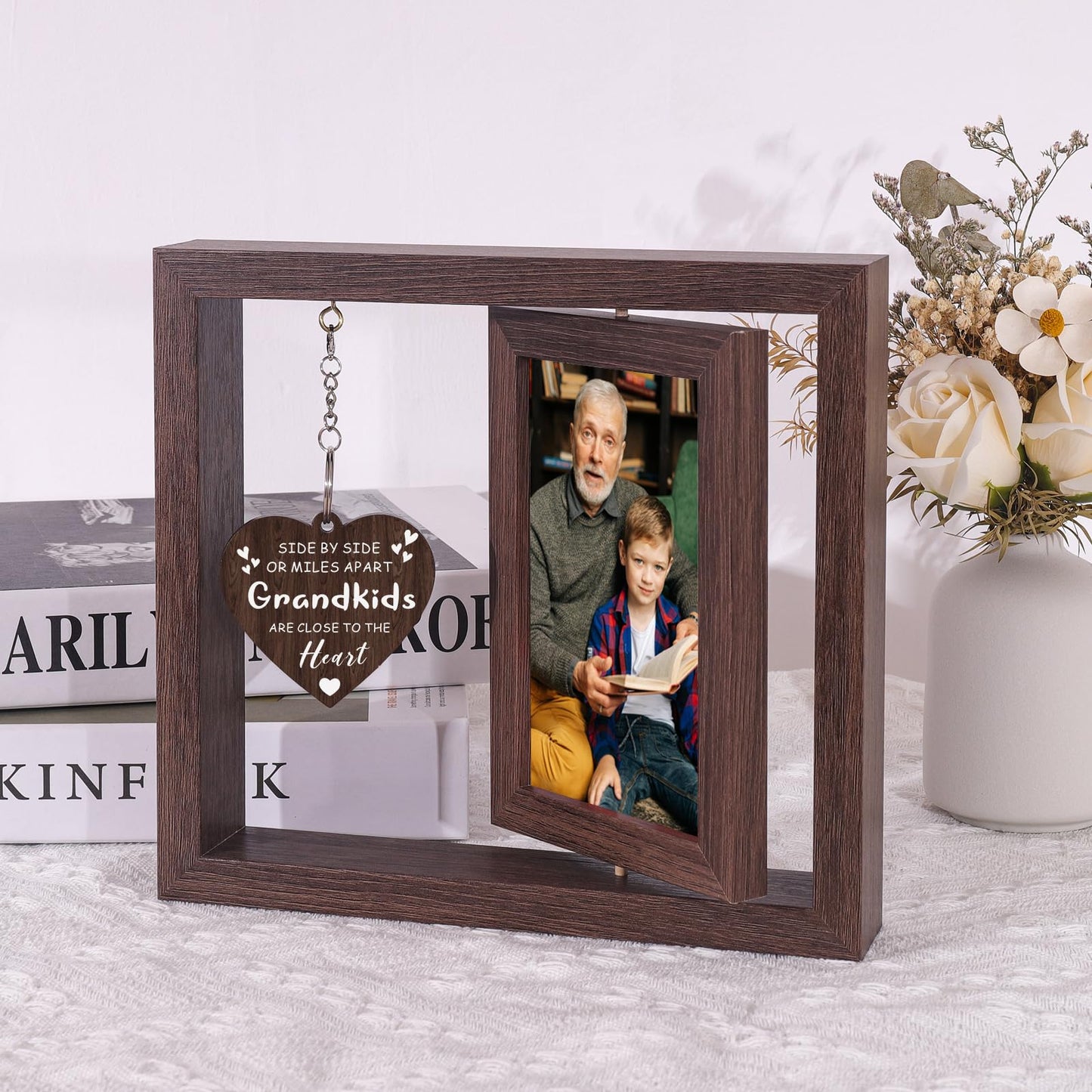 Boiveco Grandma Picture Frame, First Time Grandma Grandpa Grandparent to Be Gifts, Birthday Day Christmas Grandparents Day Gift New Grandma Gifts 2025 Picture Frame 4x6