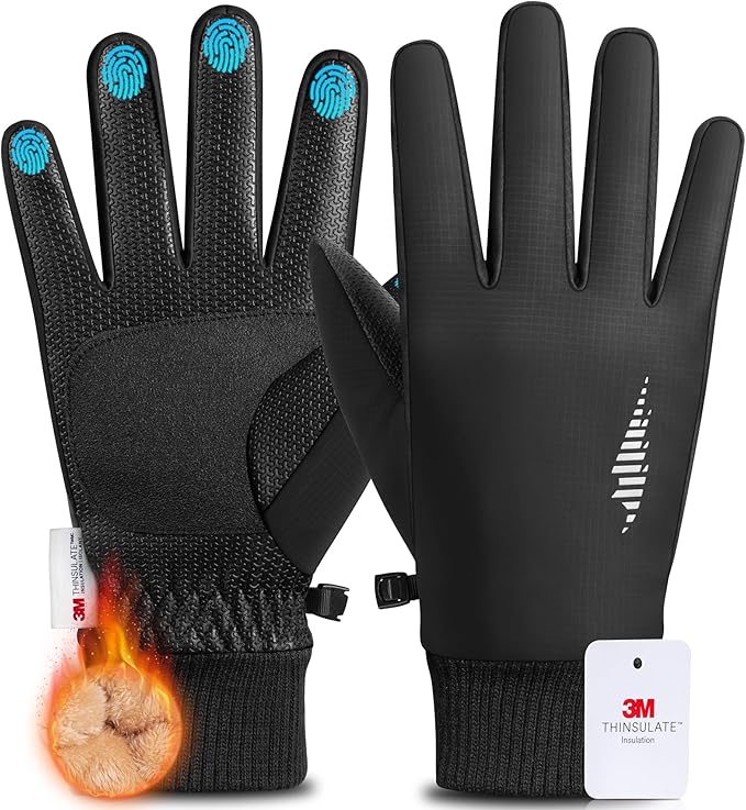 RIVMOUNT Winter Gloves 3M Warm Cold Weather Ski Snow for Men Women, Thermal Waterproof Touchscreen Windproof, Suitable for...