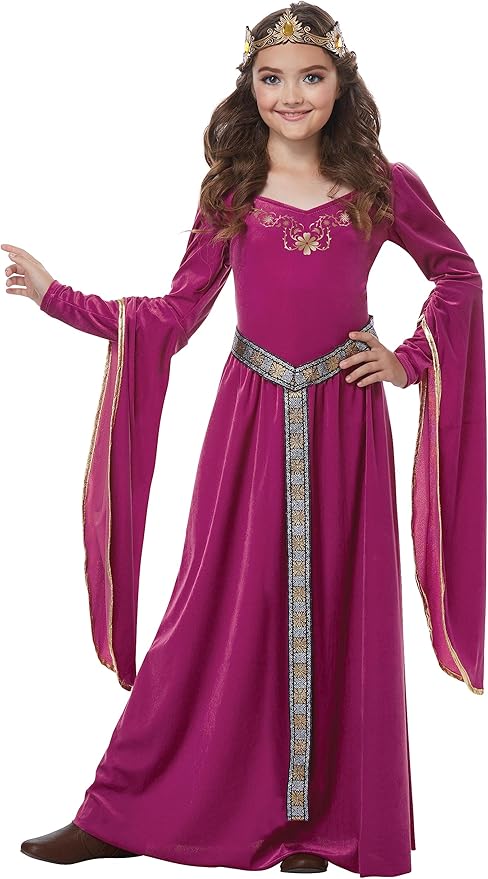 California Costumes Girls Medieval Princess Costume