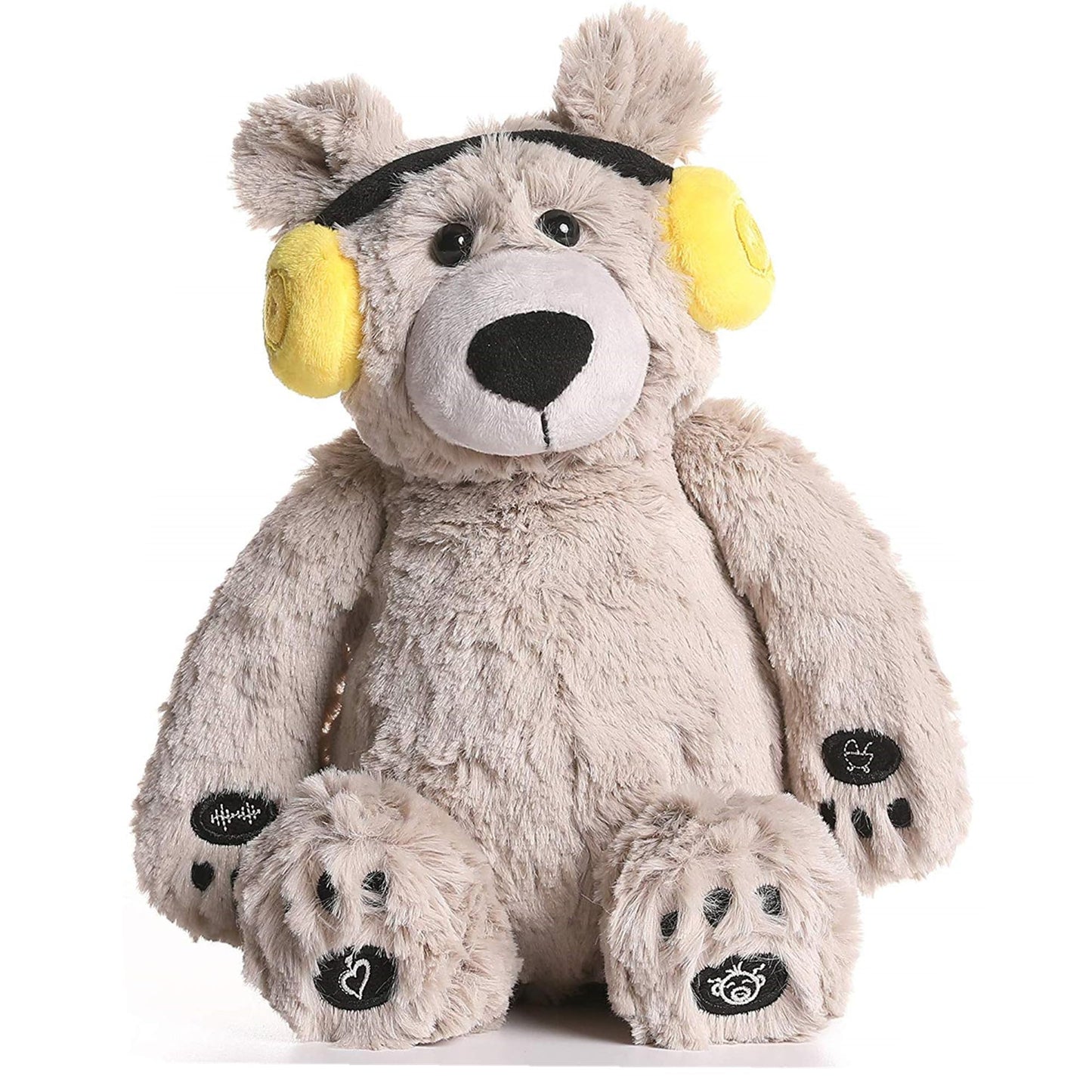 BEREST Baby Sleep Soother Cry Activated Sensor Toys, Heartbeat Bear for Babies, Plush Stuffed Animal for Newborn Infants, Babies Toy Vibrating with Mom’s Heartbeat,Baby Shower Gifts for Boys and Girls