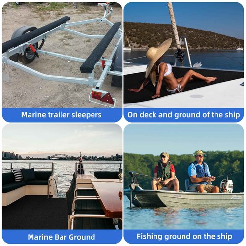 Premium Boat Trailer Bunk Carpet,28oz,12Inch X 50Feet, Marine-Grade Quality, Built for Unrivaled Durability and Style