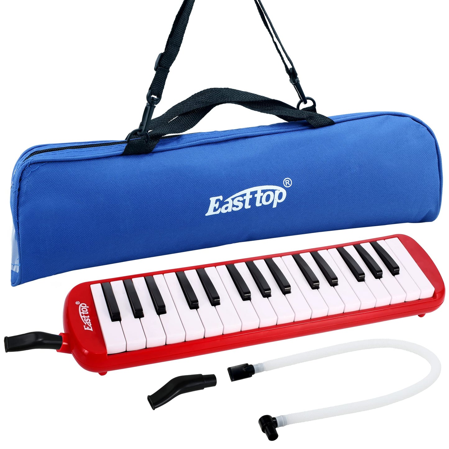 East Top 32-Key Melodica, Professional Mouth Melodica Keyboard Organ Melodica Instrument For Adults, Students And Kids, As A Gif