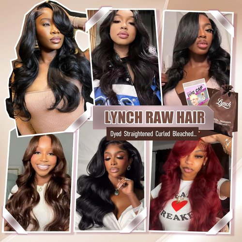 Lynch 15A Body Wave Bundles Human Hair, 24 Inch Real 100% Unprocessed Raw Cambodian Hair 1 Bundle, Plush Thick Cambodian Virgin Hair 105 Gram Per Bundle Natural Black For Woman