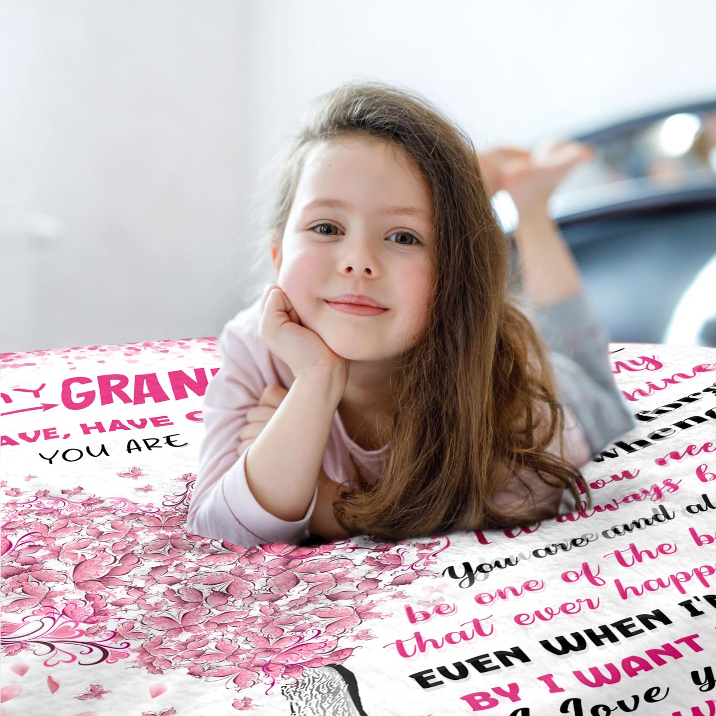 Granddaughter Gifts from Grandma Grandpa Grandparents - Granddaughter Gifts - Christmas Valentines Day Mothers Day Birthday & Graduation Gifts for Granddaughter - To My Granddaughter's Blanket 50"x60"