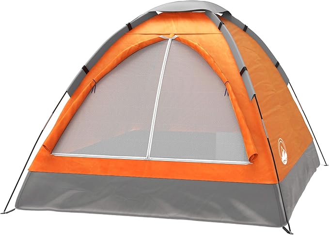 2 Person Camping Tent with Rain Fly and Carrying Bag - Lightweight Outdoor Tent for Backpacking, Hiking, or Beach Use by W...