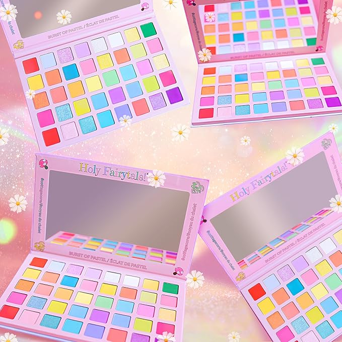 Kimchi Chic Holy Fairytale Palette – 40 Color Eyeshadow Palette, Highly Pigmented, Blendable, Long Lasting, Cruelty Free Cottagecore 1.26oz
