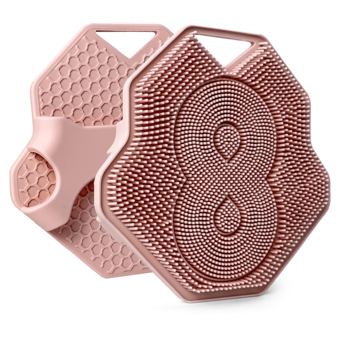 Lintach Silicone Body Scrubber for Women - Gentle Exfoliating Body Scrubber, Ergonomic Silicone Shower Scrubbers, Reusable, Hygi