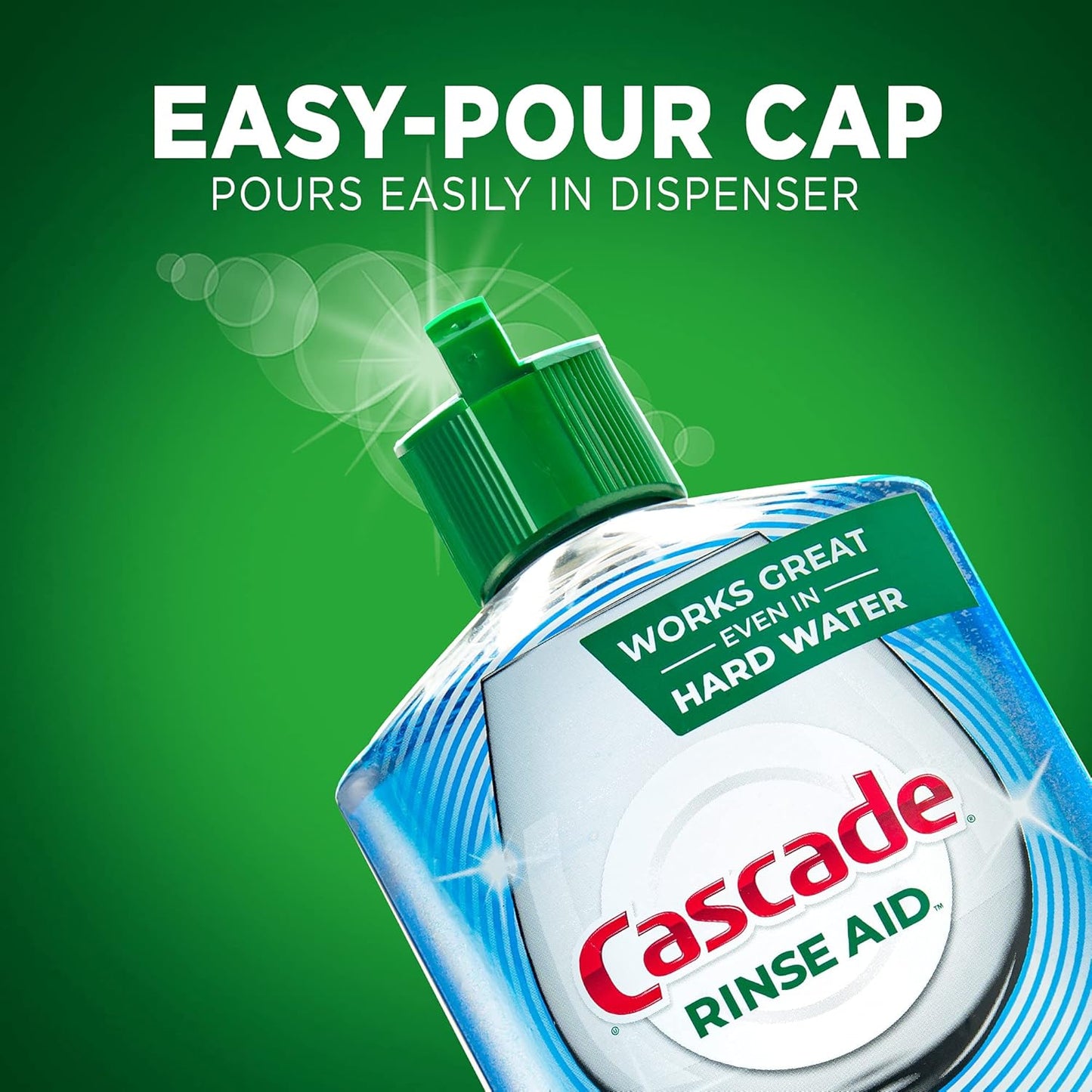 Cascade Platinum Power Dry Dishwasher Rinse Aid, 30.5 fl oz