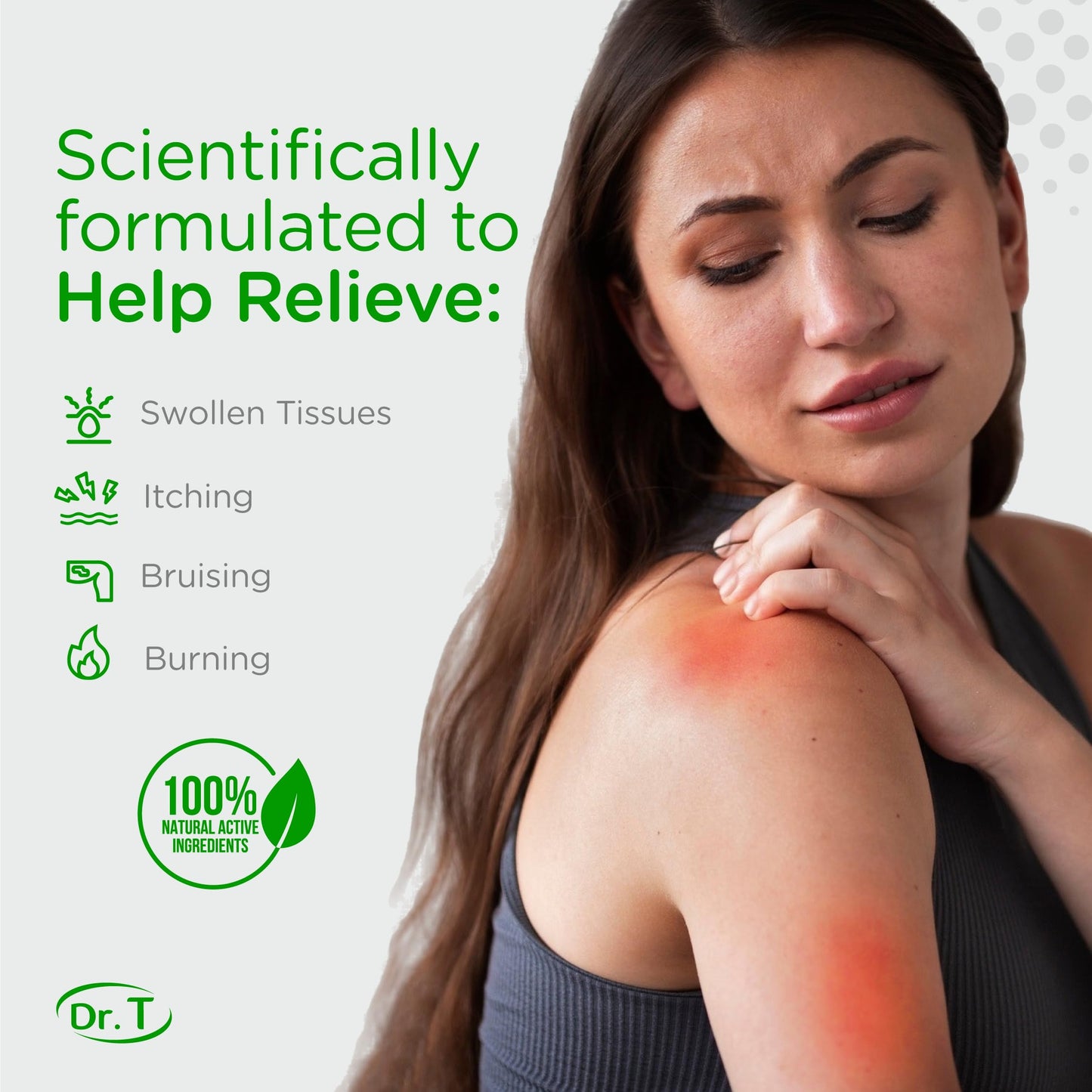 Soothing & Restorative Cream - Natural Relief for Skin Irritations, Bruises, Redness & Dryness - with Bisabolol, Arnica, Aloe Ve