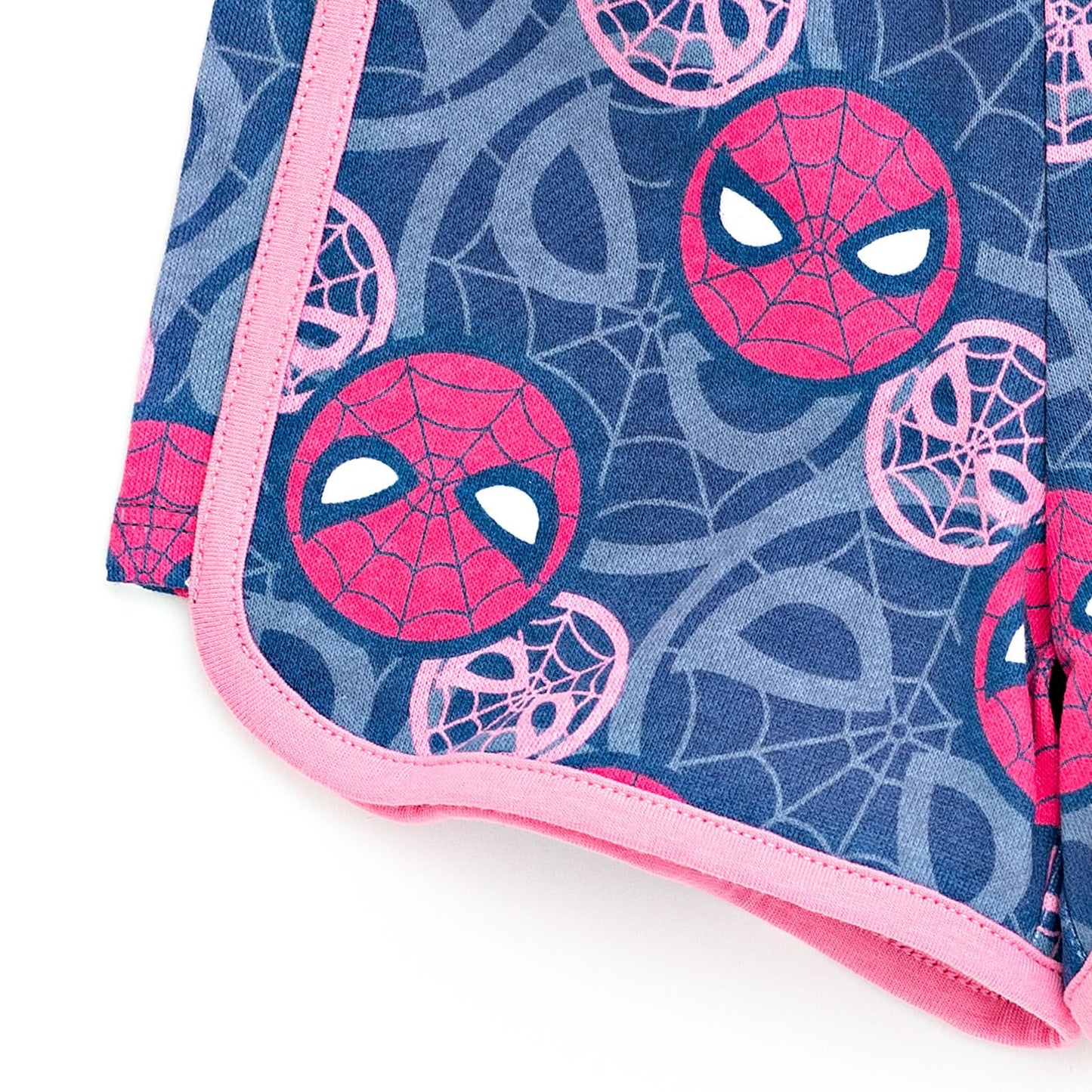 Marvel Spider-Man Toddler Girls Cosplay Tank Top Dolphin Active and French Terry Shorts 5T
