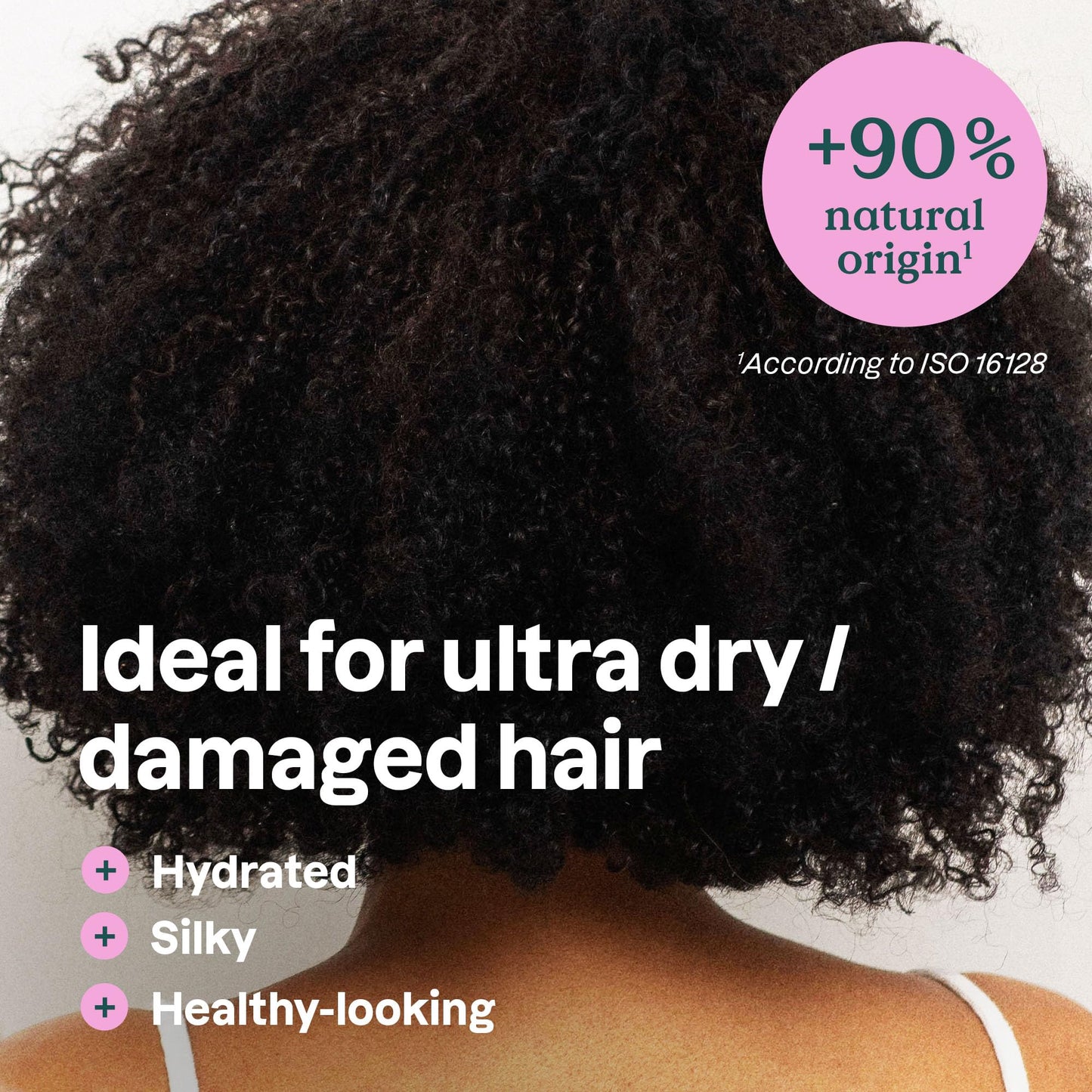 ATTITUDE Moisture Rich Shampoo Bar, Natural Origin, for Ultra Dry and Damaged Hair, Castor Oil & Pink Clay, EWG Verified & Clean
