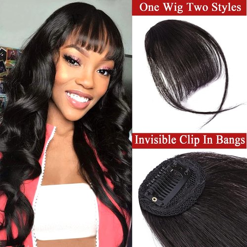 IHEREIN Wear and Go Glueless Wig Precut Lace Human Hair Closure Wig Body Wave Lace Front Wigs Pre Plucked Upgraded No Glue 4x4 Pre Cut Lace Ready to Wear 180% Density 24 Inch